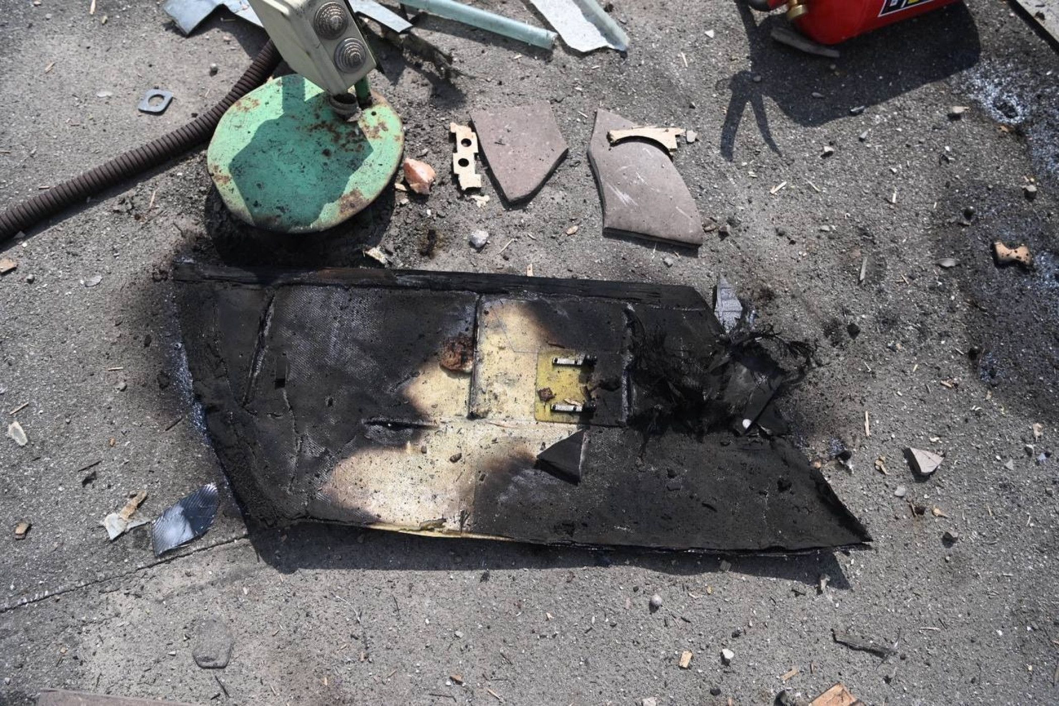 обломки беспилотника воронеж