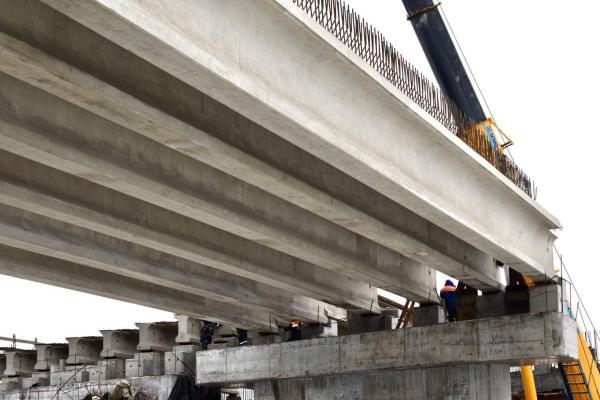 Минтранс оценил строительную готовность моста через Оку на 18,6%