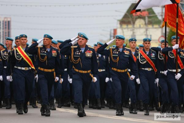 Фоторепортаж празднования Дня Победы в Рязани