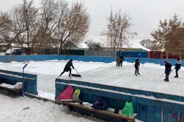 В Рязани залили 12 катков В Рязани залили 12 катков