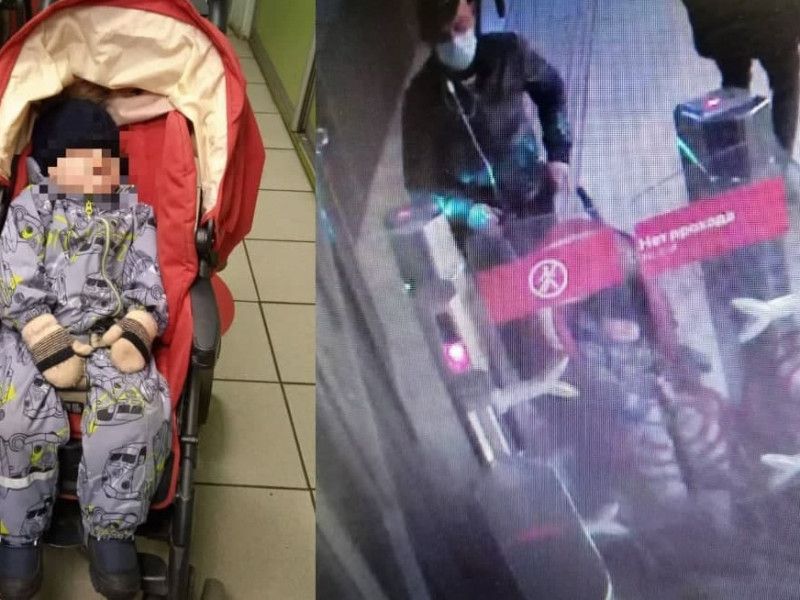 В московском метро нашли брошенного ребенка в коляске