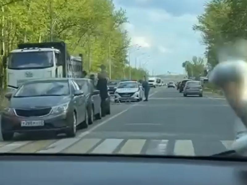В Рязани на Ряжском шоссе произошло массовое ДТП
