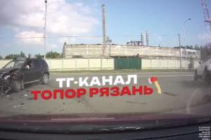 В Рыбном случилась авария