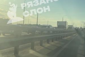 На Муромском шоссе образовалась пробка