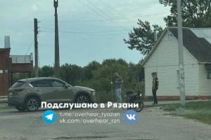 В Рязанской области подросток на мопеде врезался в иномарку