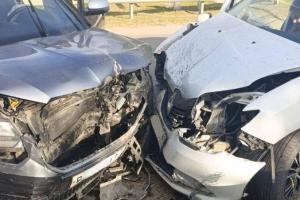 В Рязанском районе столкнулись иномарки, пострадал подросток