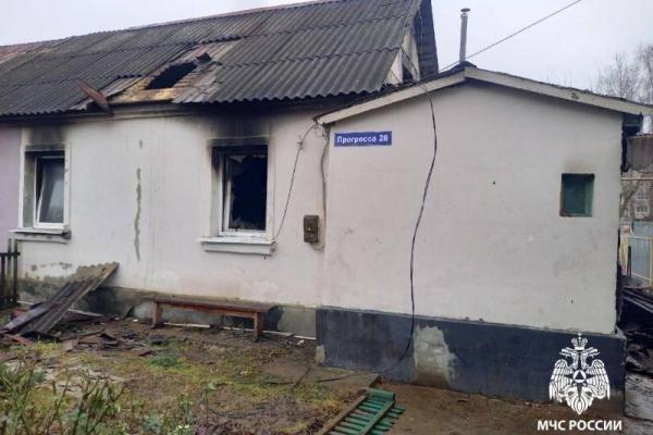 В Рыбном горел жилой дом