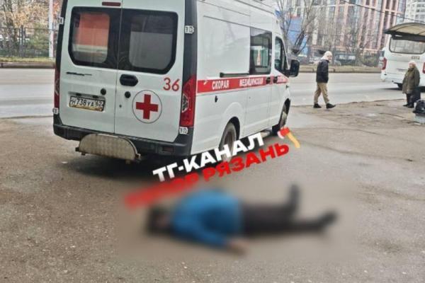 В Рязани обнаружили труп на остановке