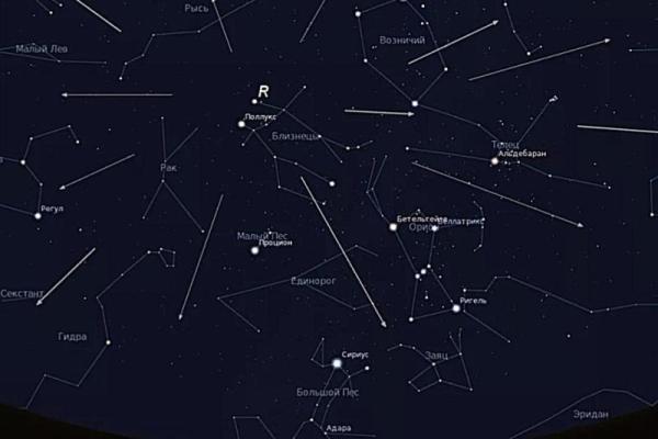 Рязанцы смогут увидеть поток метеоров в ночь с 13-го на 14-е декабря