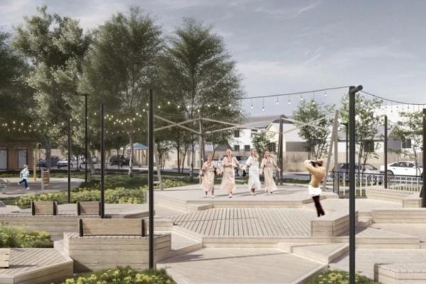 На набережной в Рыбном появятся обустроенный пляж, кафе и качели-фотозона