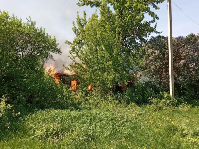 В Рязанской области сгорели два дома