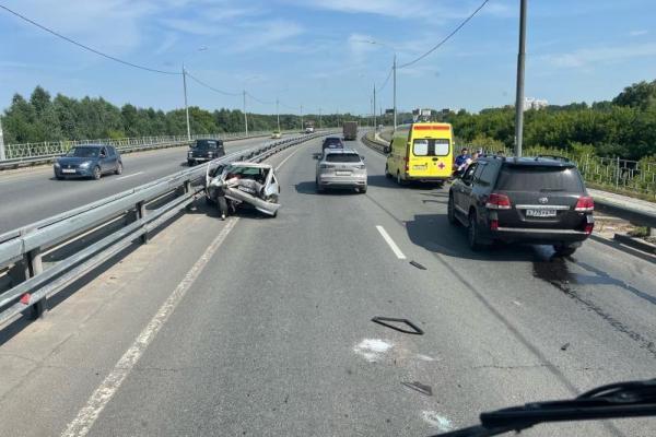 На Северной окружной произошло серьезное ДТП