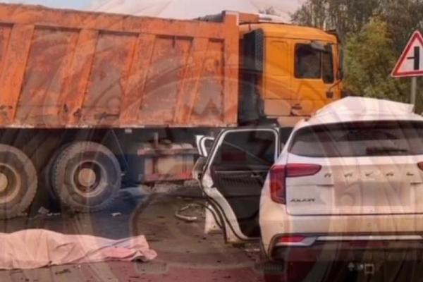 Два человека погибли в ДТП с грузовиком в Рязанской области