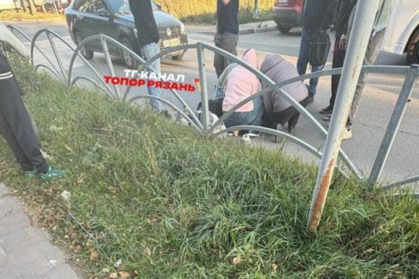 Рязанку сбил автомобиль на пешеходном переходе