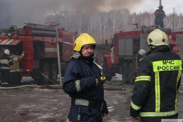 В Рязанской области сгорел жилой дом