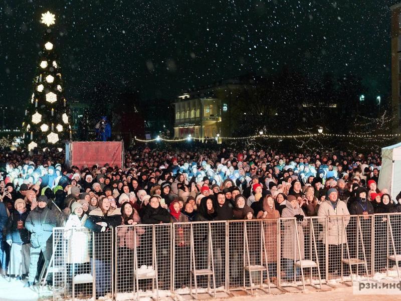 Репортаж с закрытия «Новогодней столицы России — 2026» в Рязани