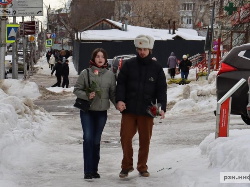 Репортаж с улиц Рязани в Международный женский день